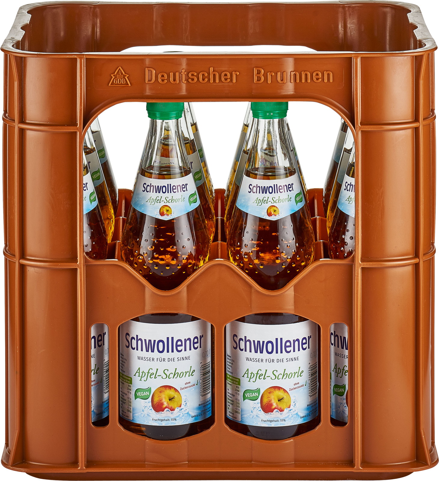 ApfelSchorle 0,70L Glas Schwollener Sprudel GmbH & Co KG
